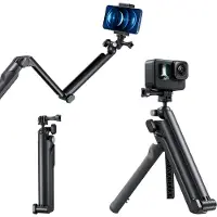 Telesin 3-Way selfie stick for GoPro with tripod and bobber (bâton de selfie à 3 voies pour GoPro avec trépied et bobber)