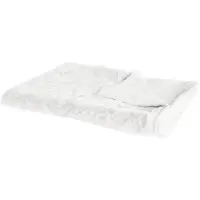 Beliani Plaid Blanc Cassé 180 X 220 Cm Tourza