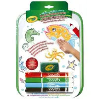 Crayola Kit tableau et feutres effaçables à sec lavables