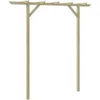 vidaXL Pergola de jardin 205 x 40 x 203 cm Bois