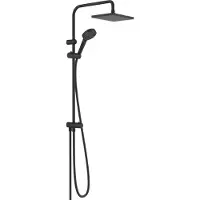 Hansgrohe Vernis Shape : Colonne de douche 230, 1 jet, technologie EcoSmart, finition noir mat