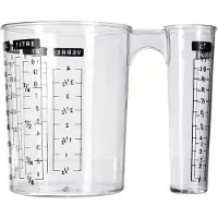 Paris Prix verre doseur plastique double mesures - 104025A