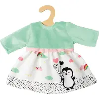 Heless Robe de poupée pingouin