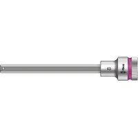 Wera 8740 C HF Douille à embout Zyklop à emmanchement 1/2" avec fonction de retenue, 8 x 140 mm