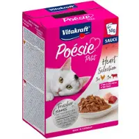 Vitakraft Poésie Petit Heart Selection pâtées pour chat (6 x 50 g)