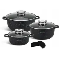 Loyalty SP ZOO Set de casseroles de luxe 6 pièces en aluminium forgé