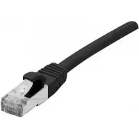 Exertis Connect - Cordon de raccordement - RJ-45 (M) pour RJ-45 (M) - 15 m - blindé F/UTP - CAT 6 - sans halogène, sans crochet - noir