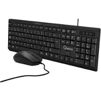 Qware Clavier Sans Fil + Souris Hamilton Azerty Noir (pcb-218bl)