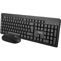 Qware Clavier Sans Fil + Souris Nottingham Azerty Noir (pcb-238bl)