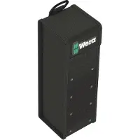 Wera Sacoche à outils - - 2go 7 - Noir - 100 x 295 x 100 mm - Robuste et vide