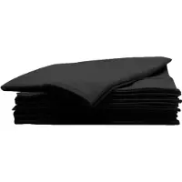 Sibel Paquets De 50 Serviettes Jetables Noires Super Résistantes