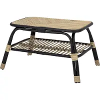 Bloomingville Table D'appoint Loue | Noir | Rotin | 82051711
