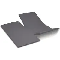 Cinderella Drap-Housse Split Topper Hoeslaken Weekend Anthracite (Coton)-180 x 210 cm