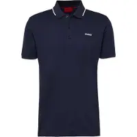 HUGO T-Shirt 'Dinoso' bleu foncé / blanc