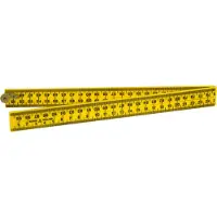 Schuil 8623, règle pliante en plastique jaune, 1 m