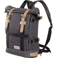 Detlev Louis Vintage sac à dos petit TOILE, ANTHRACITE multicolore