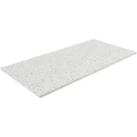 Balmani Impress receveur de douche 180 x 90 cm marbre composite blanc/noir terrazzo mat structure rock