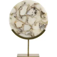 Light & Living - Décoration GOUYA - 35 x 12 x 50 cm - Blanc