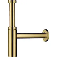 Hansgrohe Siphon de lavabo Flowstar S, finition or dorée