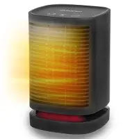 Auronic Chauffage à ventilation - - 3 niveaux - 950W - Indication LED - Rotatif - Noir