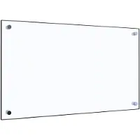 vidaXL Dosseret de cuisine Transparent 70x40 cm Verre trempé