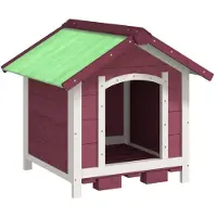 vidaXL Niche pour chien Mokka 65x65x61,5 cm Pin massif