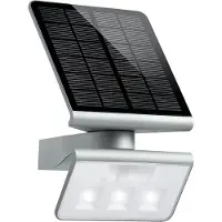 Steinel Applique murale solaire avec capteur X Solar L-S gris argenté