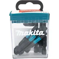 Makita E-12435 Impact Black T25-50 E-Form Flip Top Case 10 pièces