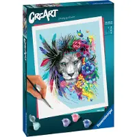 Ravensburger Creart Trend C Series Boho Lion Multicolore