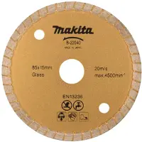 Makita disque à tronçonner diamanté diamant - coupe à l'eau - 85 x 15 x 5,2 mm
