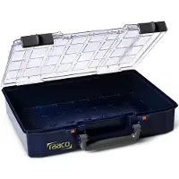 Raaco CarryLite 80 4x8-0 Bleu Polycarbonate (PC), Polypropylène (PP)