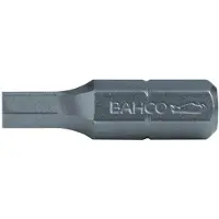 Bahco 59S/H2 - Embouts de tournevis 1/4" standard pour vis 6 pans, dimensions métriques, 25 mm