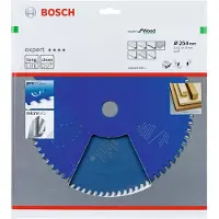 Bosch 2608644343 - Lame De Scie Circulaire Expert Pour Wood, 254 X 30 X 2,6 Mm, 80D
