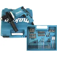Makita Perceuse à percussion - 710W + kit accessoires - HP1631KX3