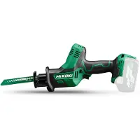 HiKOKI Scie tigre sans fil CR18DAW4Z, scie sabre, scie égoïne, scie égoïne, lames de scie sauteuse, 18 Volt