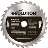 Evolution Lame De Scie à Bois Evolution 180 Mm / 30 Dents Avec Pointe Widia Tct Pour Tronçonneuses