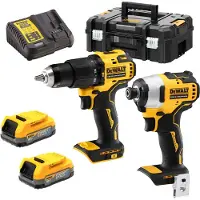 DeWalt DCK2062E2T-QW Set Combiné