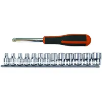 Bahco Assortiment de douilles 1/4, 14 PCS - 6729SM
