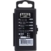 Bahco 1/4"-Bitsatz für Schlitz-, Phillips-, TORX-, Sechskant-, und TORQ-SET-Schrauben – 28-teilig