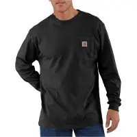Carhartt K126 Pocket Loose Fit Long Sleeve T-shirt Noir XL Homme
