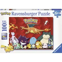 Ravensburger Puzzle XXL 100 pièces : Pokémon préféré - - Paysage et nature - Rouge - 6 ans