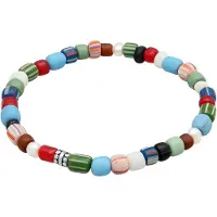 KUZZOI Bracelet bleu clair / vert / rouge / blanc