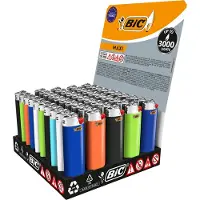 BIC Ensemble de Briquets BIC Multicolores - 50 Pièces