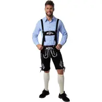 TecTake Lederhose Frankenwald XXL - déguisement costume halloween déguisement partywear costume carnaval robe de soirée carnaval - 302834