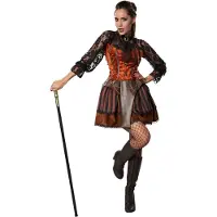 TecTake dressforfun - Steampunk comtesse XXL - costume de déguisement halloween costume de fête carnaval costume de fête - 302314