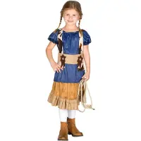 Dressforfun Costume fille cowgirl Wynonna 152 (12-14ans) - - déguisement halloween - carnaval - marron