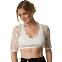 Dressforfun Dirndl blouse Lotti XXL - déguisement costume halloween déguisement carnaval déguisement carnaval déguisement carnaval - 303084