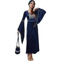 Dressforfun Déguisement Covetous demoiselle XXL - Tectake - halloween - carnaval - bleu
