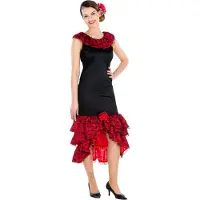 Dressforfun déguisement femme passionnée d'espagnol Antonia Lopez XL - déguisement halloween déguisement carnaval déguisement carnaval déguisement carnaval - 300634