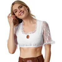 TecTake dressforfun - Dirndl blouse Fanni XXL - déguisement costume halloween déguisements carnaval déguisements carnaval déguisements carnaval déguisements - 303074